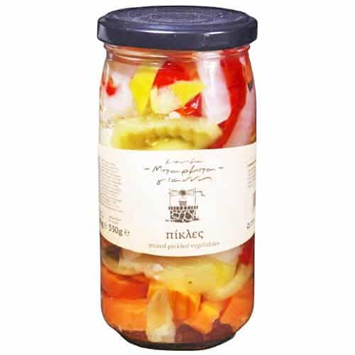 Pikles (350g) Barmpa Giannis von Nestos bei Araxxon  - Hochwertiges griechisches Produkt.   Pikles (350g) Barmpa Giannis από Nestos στο Araxxon  - Αυθεντικό ελληνικό προϊόν.